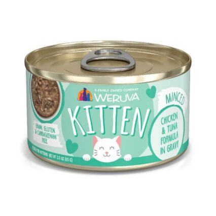 Weruva Kitten Chicken And Tuna In Gravy Wet Cat Food Cans