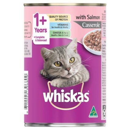 Whiskas 1 Plus Salmon Casserole Wet Cat Food