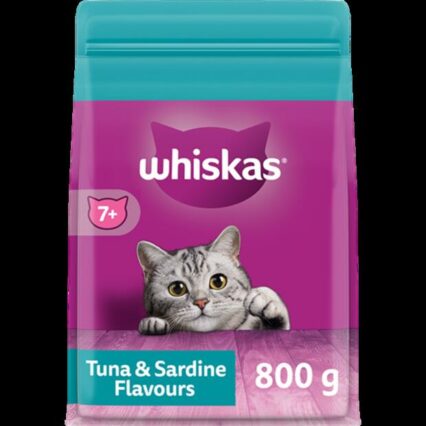 Whiskas 7 Plus Tuna And Sardine Dry Cat Food