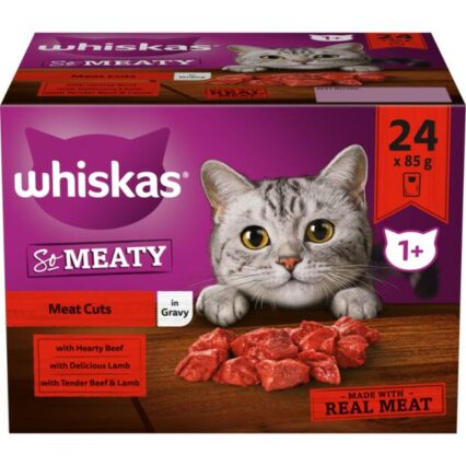 Whiskas Wet Cat Food Pouch So Meaty Meat Cuts