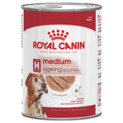 Royal Canin Medium Ageing 7 Plus Loaf Wet Dog Food Can