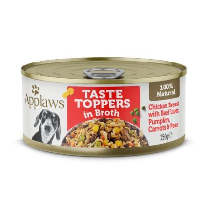 Applaws Taste Toppers Natural Wet Dog Food Chicken With Liver In Broth