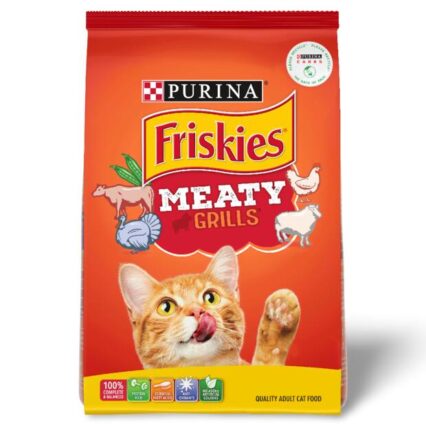 Friskies Dry Cat Food Adult Meaty Grills