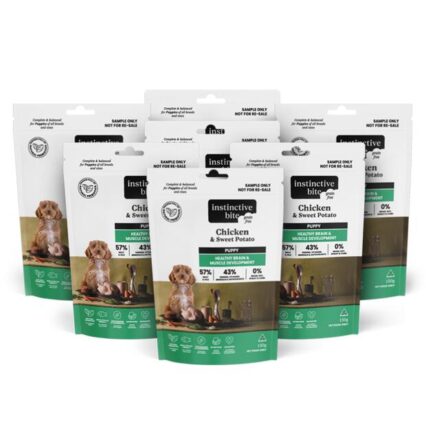 Instinctive Bite Puppy Chicken Brain And Muscle Development Dry Food 7 Day Sample Pack