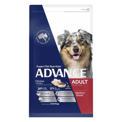 Advance Adult Medium Breed Chicken With Rice Dry Dog Food 15 Kg