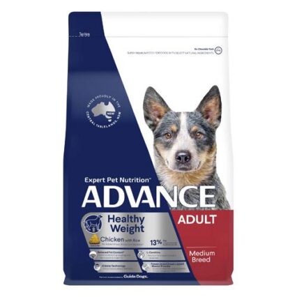 Advance Healthy Weight Adult Medium Breed Chicken With Rice Dry Dog Food 2.5 Kg