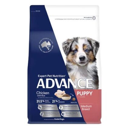 Advance Puppy Medium Breed Chicken With Rice Dry Dog Food 3 Kg