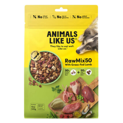 Animals Like Us Rawmix50 With Grass-Fed Lamb Dry Dog Food 340 Gm