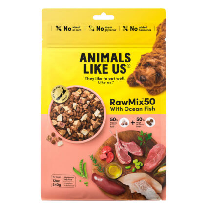Animals Like Us Rawmix50 With Ocean Fish Dry Dog Food 340 Gm