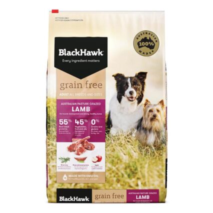 Black Hawk Grain Free Adult Lamb Dry Dog Food 7 Kg