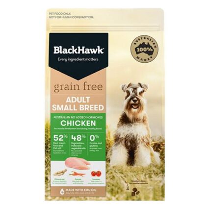Black Hawk Grain Free Adult Small Breed Chicken Dry Dog Food 7 Kg