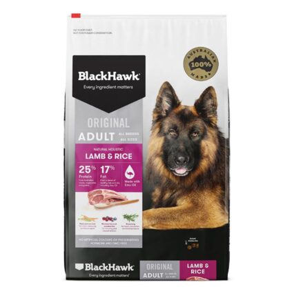 Black Hawk Original Adult Lamb & Rice Dry Dog Food 3 Kg