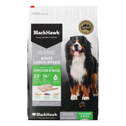 Black Hawk Original Adult Large Breed Chicken & Rice Dry Dog Food 20 Kg