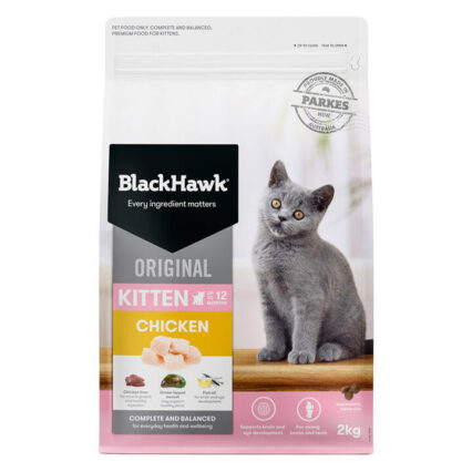 Black Hawk Original Kitten Chicken Dry Cat Food 2 Kg
