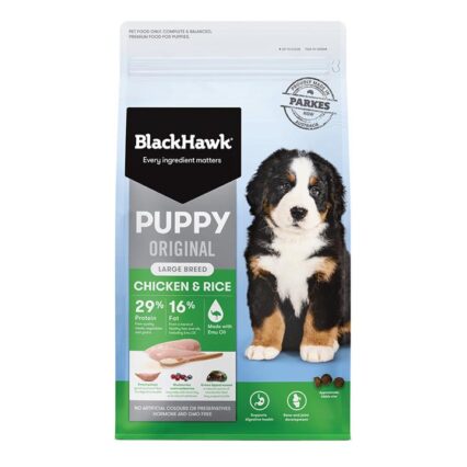 Black Hawk Original Puppy Large Breed Chicken & Rice Dry Dog Food 10 Kg