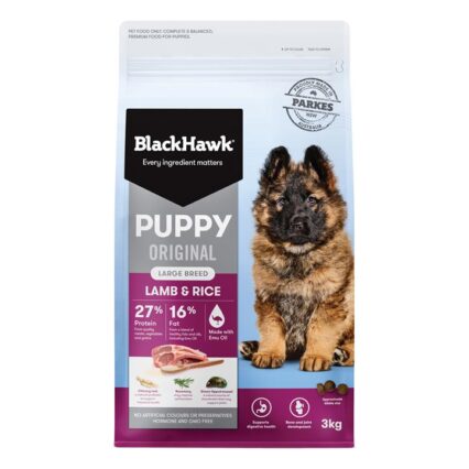 Black Hawk Original Puppy Large Breed Lamb & Rice Dry Dog Food 10 Kg