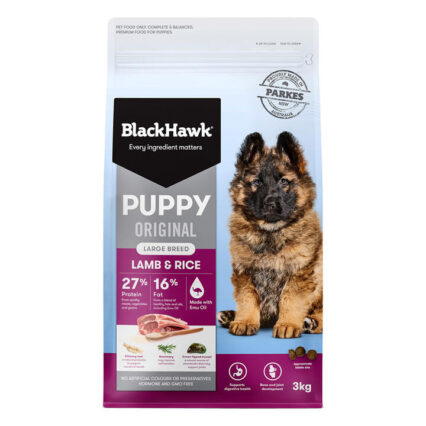 Black Hawk Original Puppy Large Breed Lamb & Rice Dry Dog Food 3 Kg