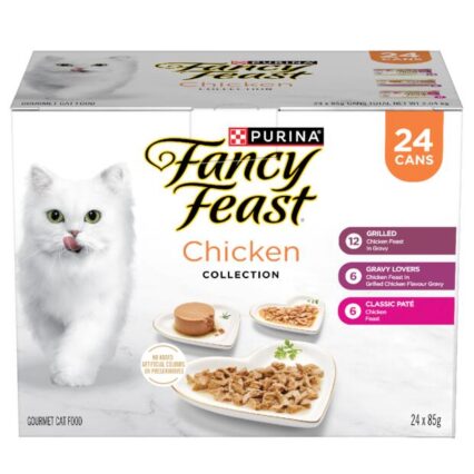 Fancy Feast Chicken Collection Variety Pack Wet Cat Food Cans