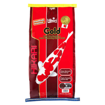 Hikari Gold Daily Use Growth & Color Enhancing Koi Fish Food - Medium 10 Kg