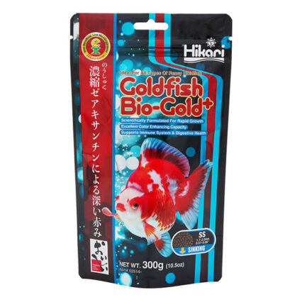 Hikari Goldfish Bio-Gold+ Color Enhancing Fish Food Sinking - Small 300 Gm