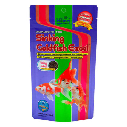 Hikari Sinking Goldfish Excel Vibrant Color Fish Food - Baby 110 Gm