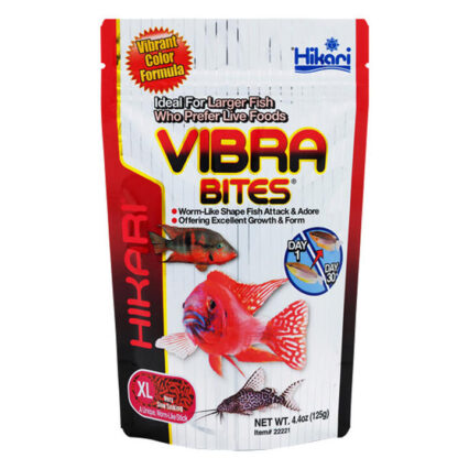Hikari Vibra Bites Vibrant Color Larger Fish Food - Xlarge 125 Gm