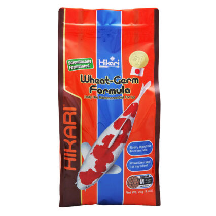 Hikari Wheat-Germ Formula Daily Use Maintenance Koi Fish Food - Medium 2 Kg