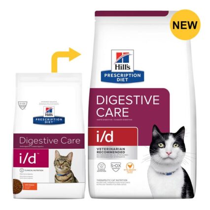 Hill's Prescription Diet I/D Digestive Care With Chicken Dry Cat Food 1.8 Kg