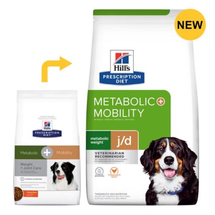 Hill's Prescription Diet Metabolic Weight + J/D Mobility Chicken Flavour Dry Dog Food 10.8 Kg