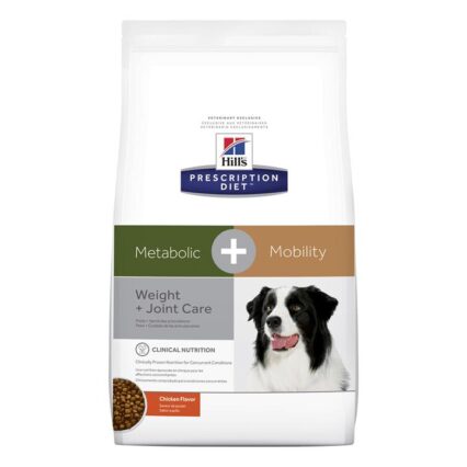 Hill's Prescription Diet Metabolic Weight + J/D Mobility Chicken Flavour Dry Dog Food 3.86 Kg