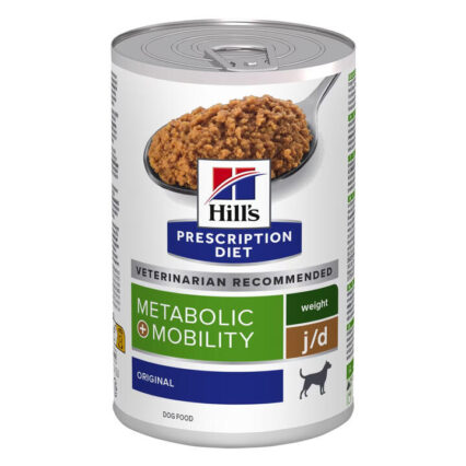 Hill's Prescription Diet Metabolic Weight + J/D Mobility Original Wet Dog Food 370gm 12 Cans