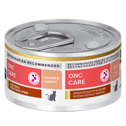 Hill's Prescription Diet Onc Care Nourish & Support Chicken & Vegetable Stew Wet Cat Food 82gm 24 Cans