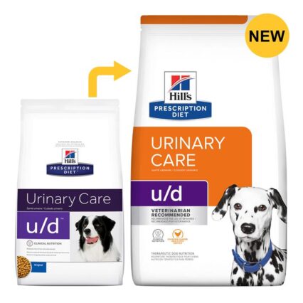 Hill's Prescription Diet U/D Urinary Care Chicken Flavour Dry Dog Food 3.85 Kg