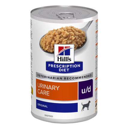 Hill's Prescription Diet U/D Urinary Care Original Flavour Wet Dog Food 370gm 12 Cans