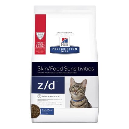 Hill's Prescription Diet Z/D Food Sensitivities Original Flavour Dry Cat Food 1.8 Kg