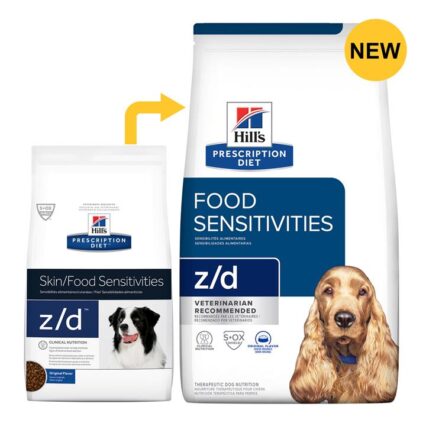 Hill's Prescription Diet Z/D Food Sensitivities Original Flavour Dry Dog Food 7.98 Kg