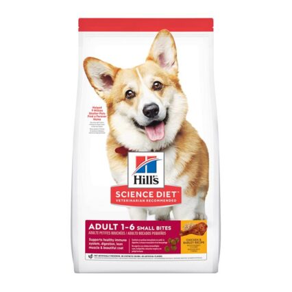 Hill's Science Diet Adult 1-6 Small Bites Chicken & Barley Recipe Dry Dog Food 6.8 Kg