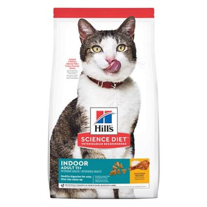 Hill's Science Diet Indoor Adult 11+ Chicken Recipe Dry Cat Food 3.17 Kg