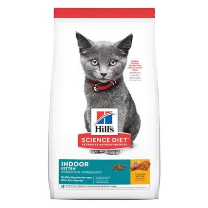 Hill's Science Diet Indoor Kitten Chicken Recipe Dry Cat Food 1.58 Kg