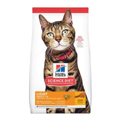 Hill's Science Diet Light Adult 1-6 Chicken Recipe Dry Cat Food 3.5 Kg