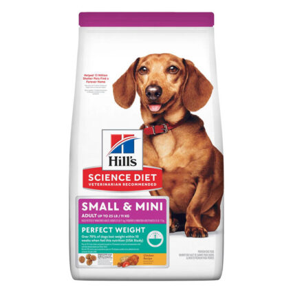 Hill's Science Diet Perfect Weight Small & Mini Adult Chicken Recipe Dry Dog Food 5.67 Kg