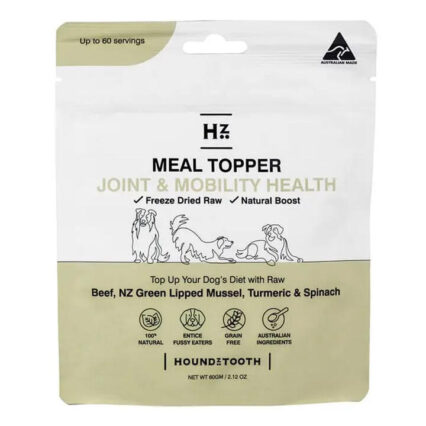 Houndztooth Joint & Mobility Health Natural Raw Boost Meal Topper For Dogs 60 Gm