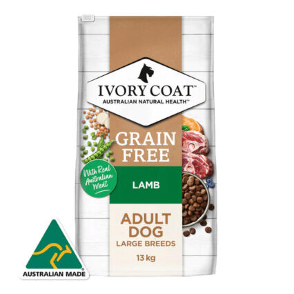 Ivory Coat Grain Free Adult Large Breeds Lamb Dry Dog Food 13 Kg