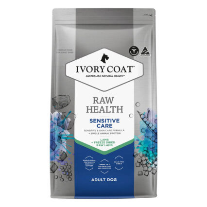 Ivory Coat Raw Health Sensitive Care Adult Lamb + Freeze Dried Raw Lamb Dry Dog Food 1.8 Kg