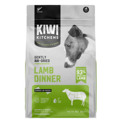Kiwi Kitchens Air Dried Lamb Dinner Dry Dog Food 2 Kg