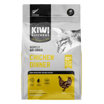 Kiwi Kitchens Gently Air Dried Chicken Dinner Food For Cat 500 Gm