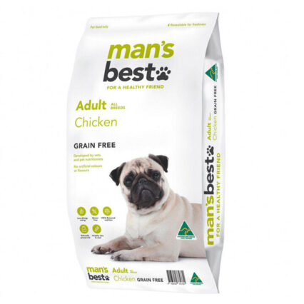 Mans Best Grain Free Chicken Adult Dry Dog Food 2 Kg