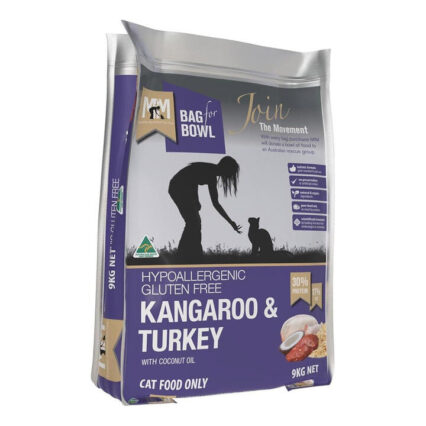 Meals For Meows Mfm Kangaroo & Turkey With Coconut Oil Dry Cat Food 9 Kg