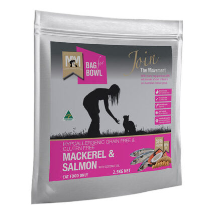 Meals For Meows (Mfm) Mackerel & Salmon With Coconut Oil Dry Cat Food 2.5 Kg