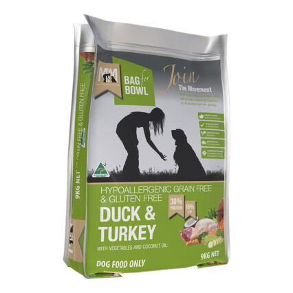 Meals For Mutts Mfm Duck & Turkey With Vegetables And Coconut Oil Dry Dog Food 9 Kg